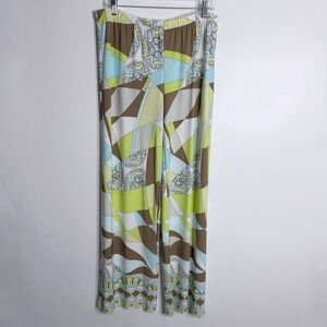 NEW Chico's Pull On Retro Disco Palazzo Pant Vacation Travel Large Chico 2